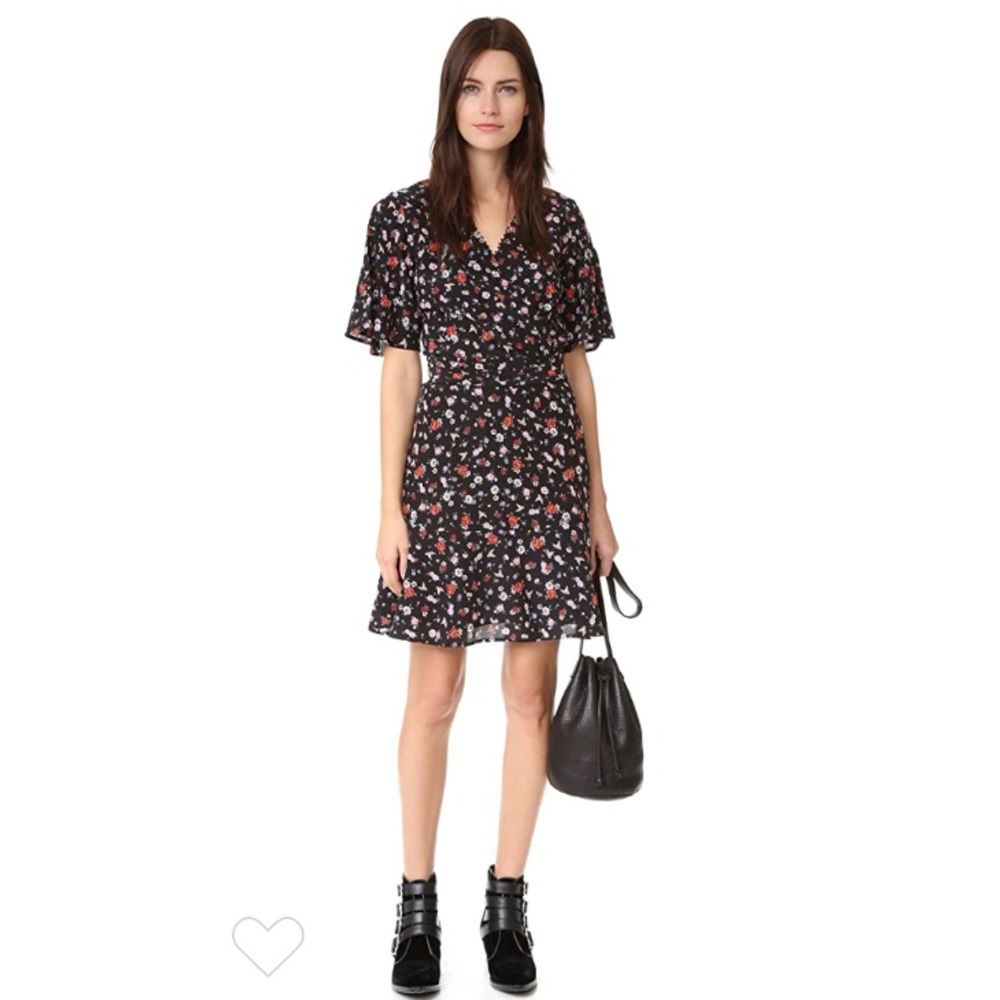 Like New The Kooples Floral silk Dress